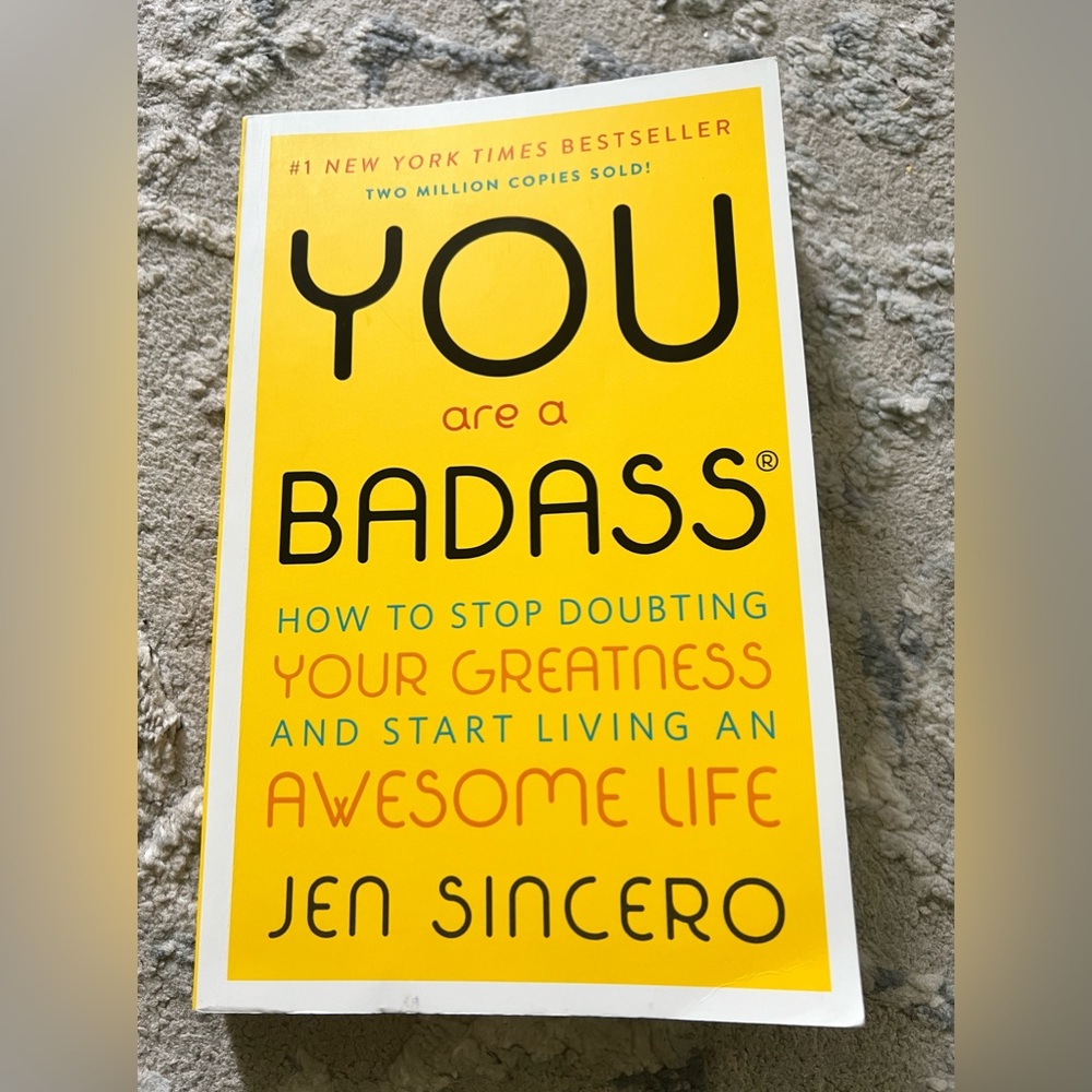 YOU are a BADASS JEN SINCERO Best seller! Great condition.